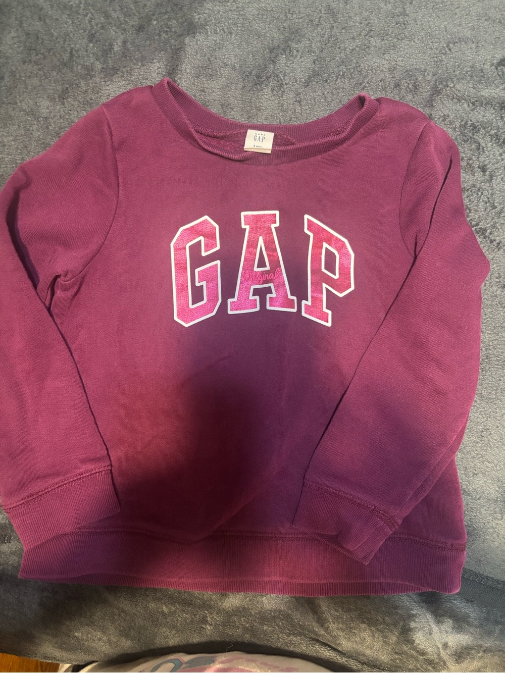 GAP Kids Berry Crewneck Sweatshirt